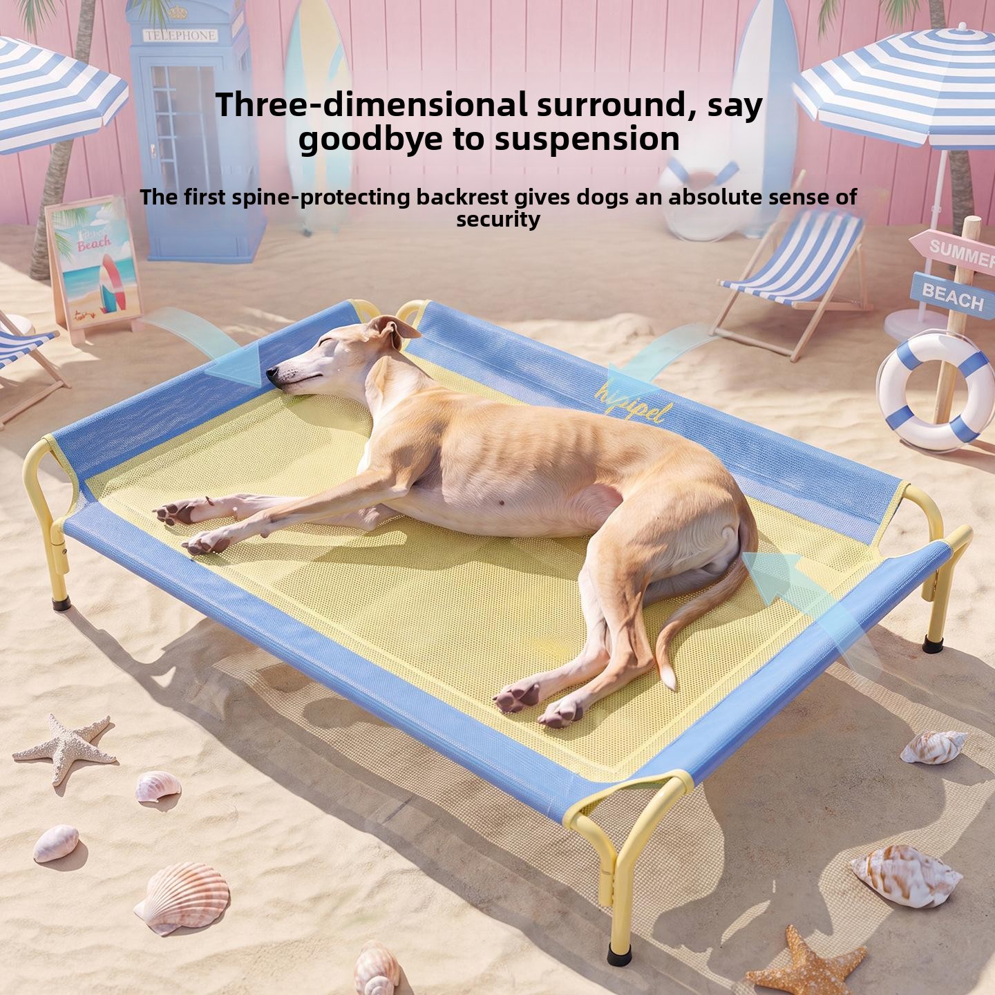 Dopamine contrasting color pet - đánh giá và giá Outdoor Camping Dog Bed