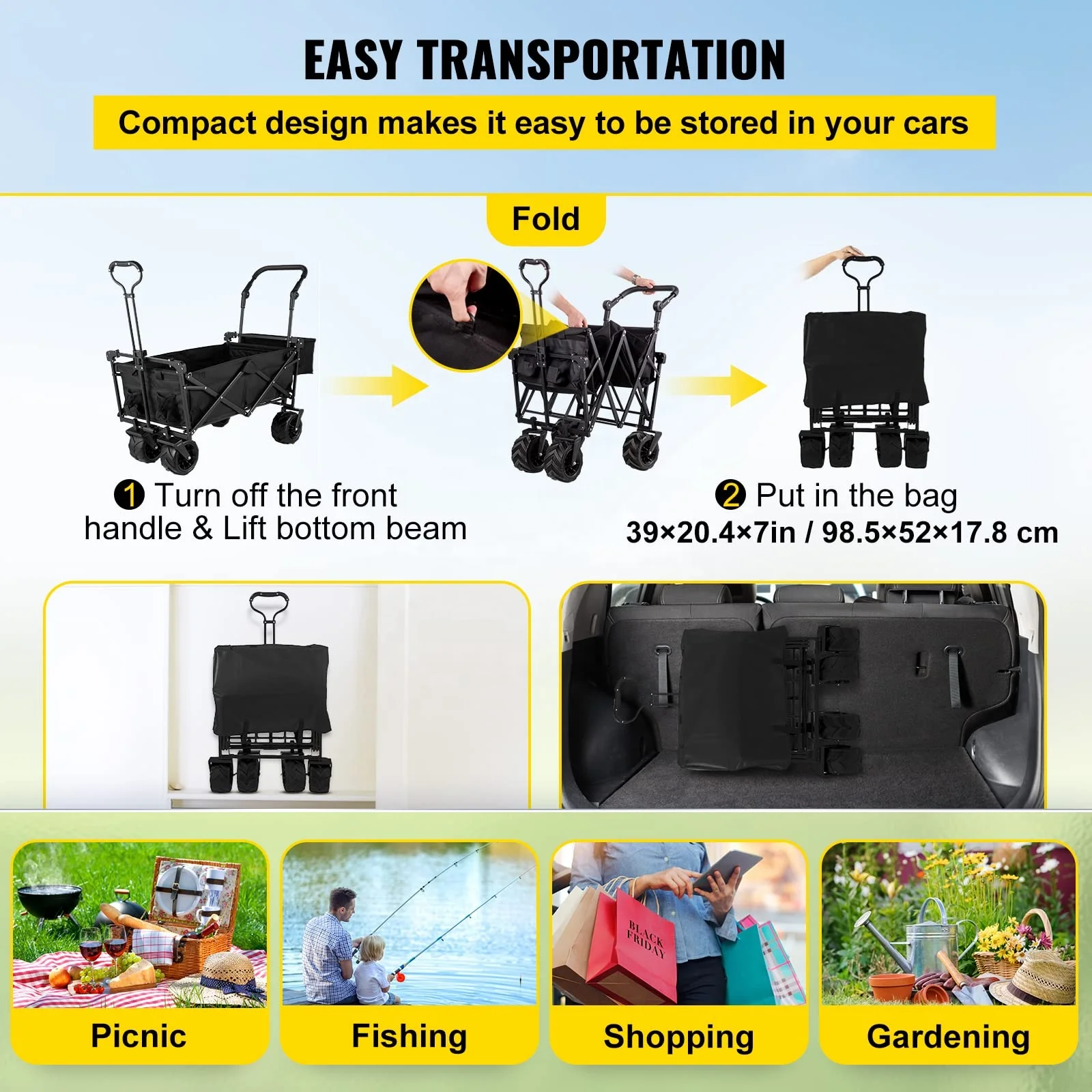 Outdoor Camping Folding Utilit - đánh giá và giá Outdoor Camping Trolley