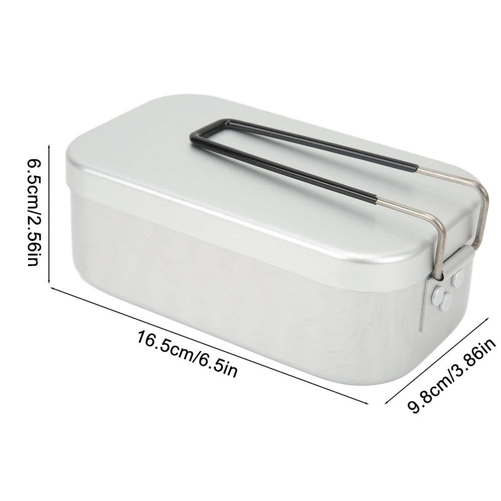 800ML Aluminum Lunch Boxes Out - đánh giá và giá Outdoor Camping Dining Set