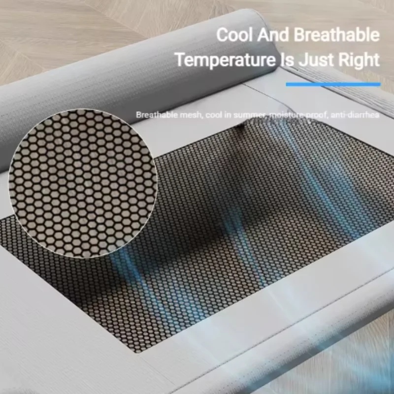 Cooling Dog Cot Bed Breathable - đánh giá và giá Outdoor Camping Dog Bed