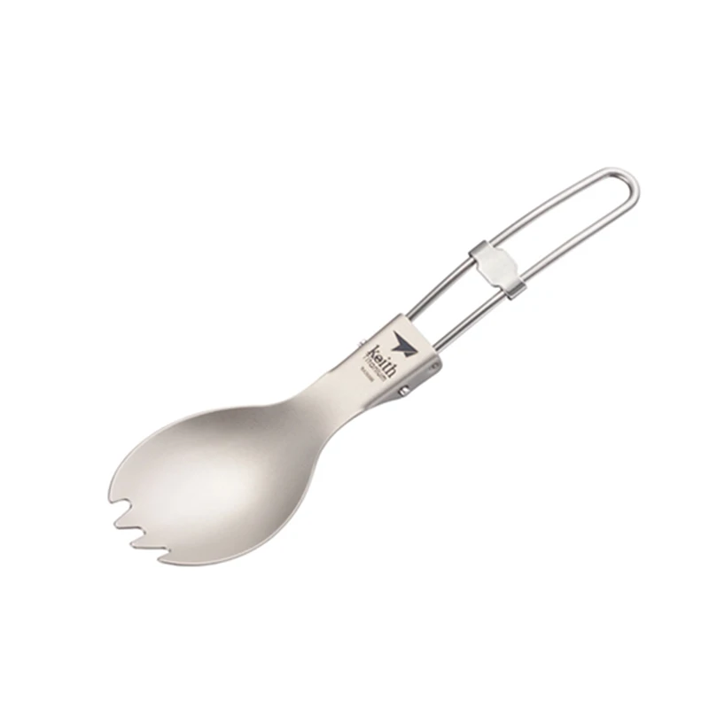 Keith Titanium Spork Foldable  - đánh giá và giá Outdoor Camping Dining Set