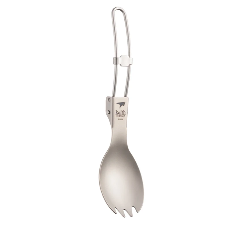Keith Titanium Spork Foldable  - đánh giá và giá Outdoor Camping Dining Set