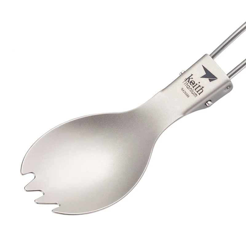 Keith Titanium Spork Foldable  - đánh giá và giá Outdoor Camping Dining Set