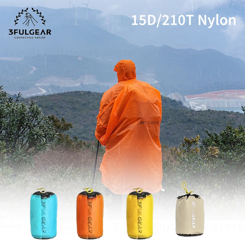 3F UL GEAR 2026 Hiking Raincoa - đánh giá và giá Camping Rain Poncho
