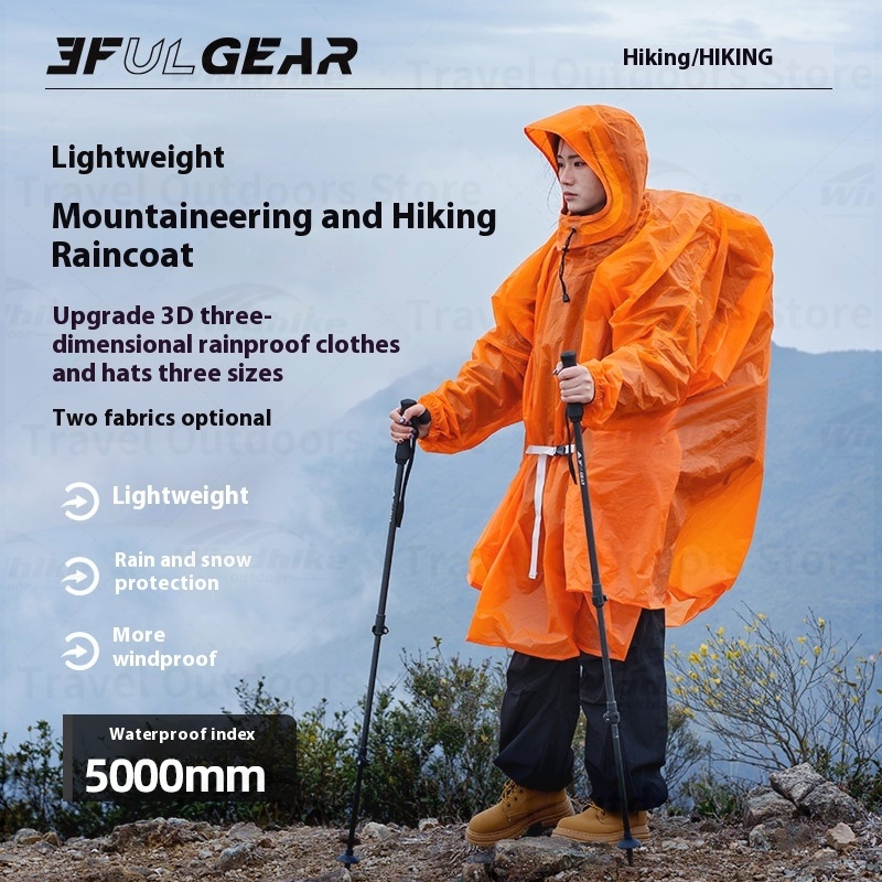 3F UL GEAR 2026 Hiking Raincoa - đánh giá và giá Camping Rain Poncho
