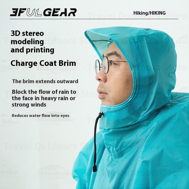3F UL GEAR 2026 Hiking Raincoa - đánh giá và giá Camping Rain Poncho