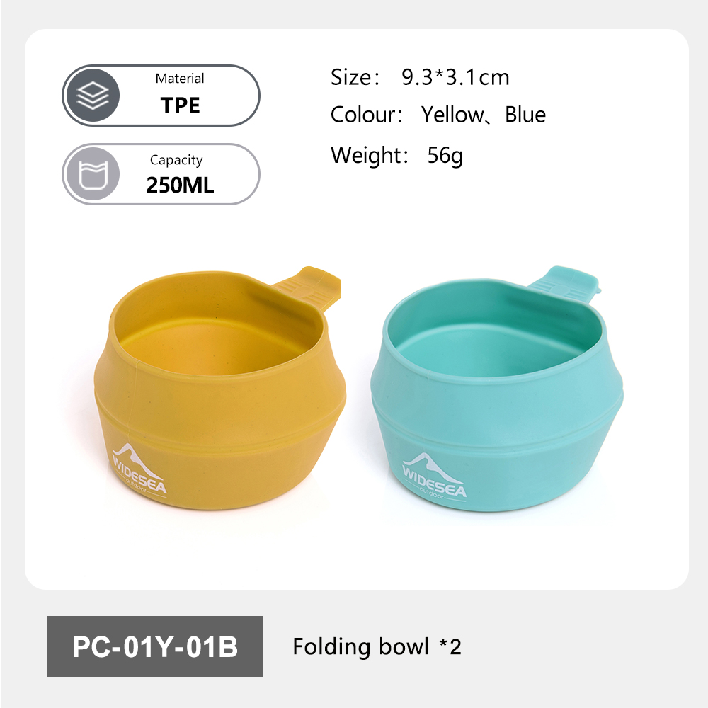 Widesea Camping 250ml Soft Fol - đánh giá và giá Outdoor Camping Dining Set